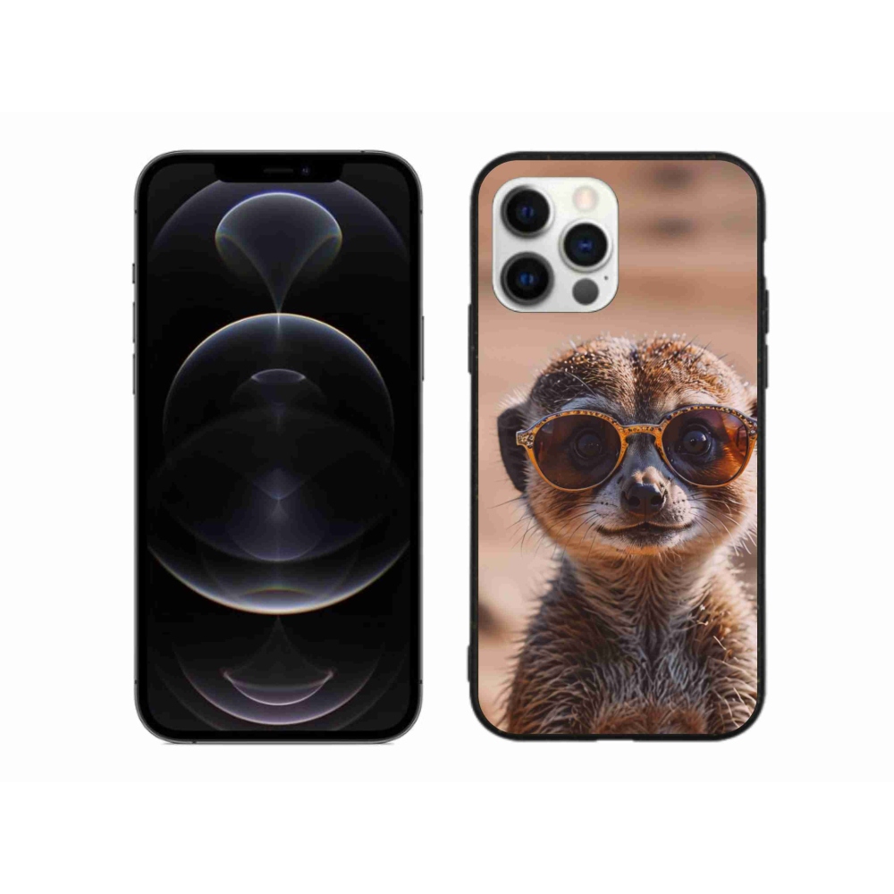 Gélový kryt mmCase na iPhone 12 Pro Max - štýlová surikata