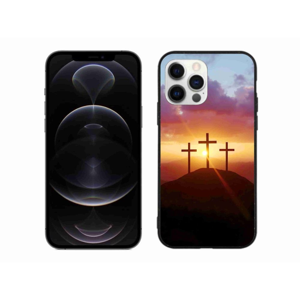 Gélový kryt mmCase na iPhone 12 Pro Max - tri kríža