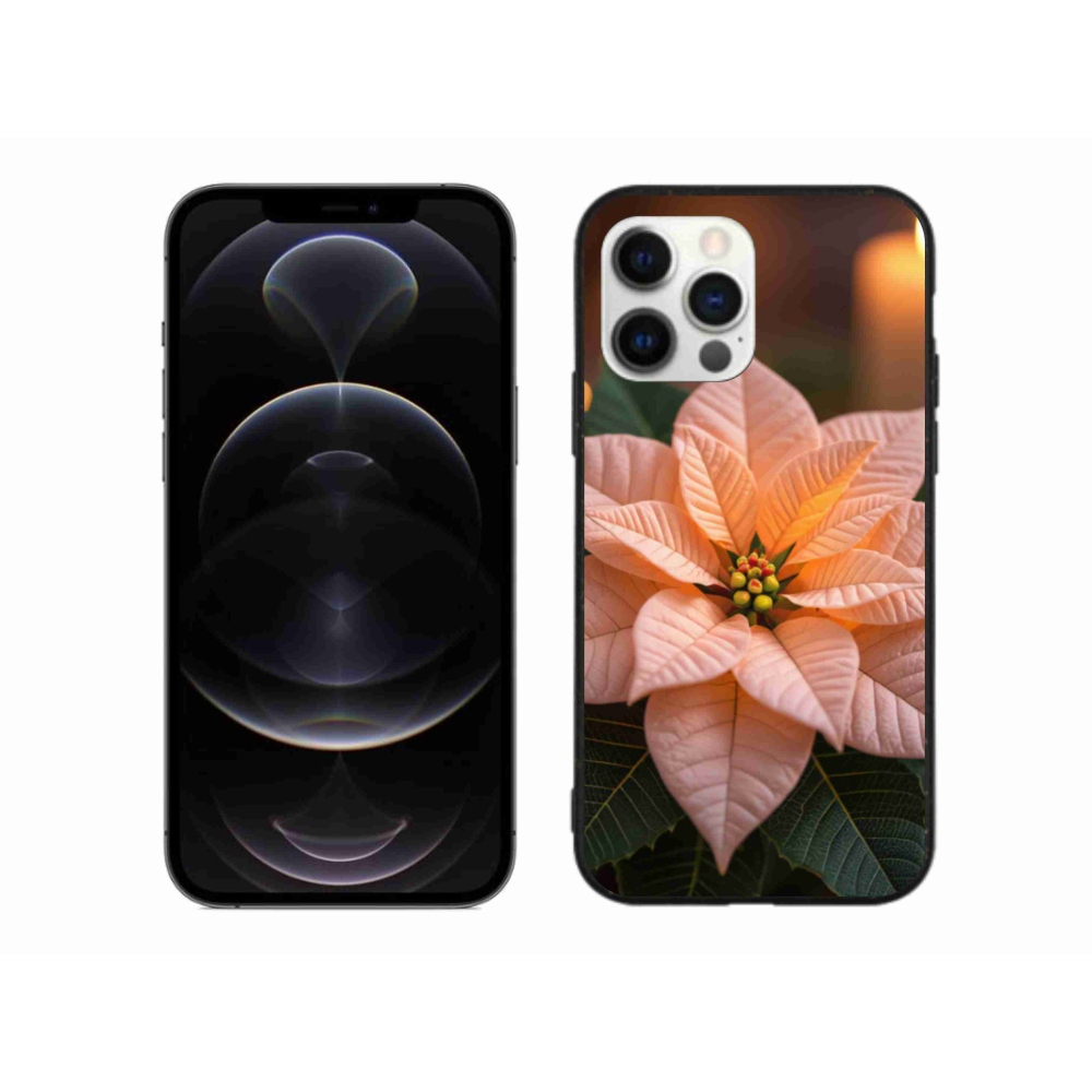 Gélový kryt mmCase na iPhone 12 Pro Max - vianočná hviezda