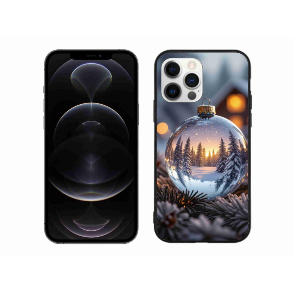 Gélový kryt mmCase na iPhone 12 Pro Max - vianočná ozdoba