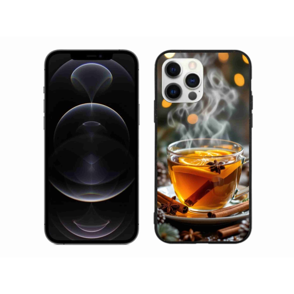 Gélový kryt mmCase na iPhone 12 Pro Max - vianočný punč