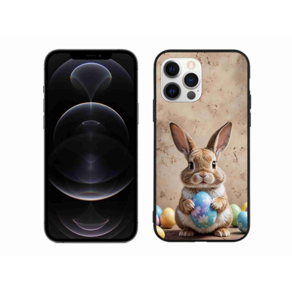 Gélový kryt mmCase na iPhone 12 Pro Max - veľkonočný zajačik