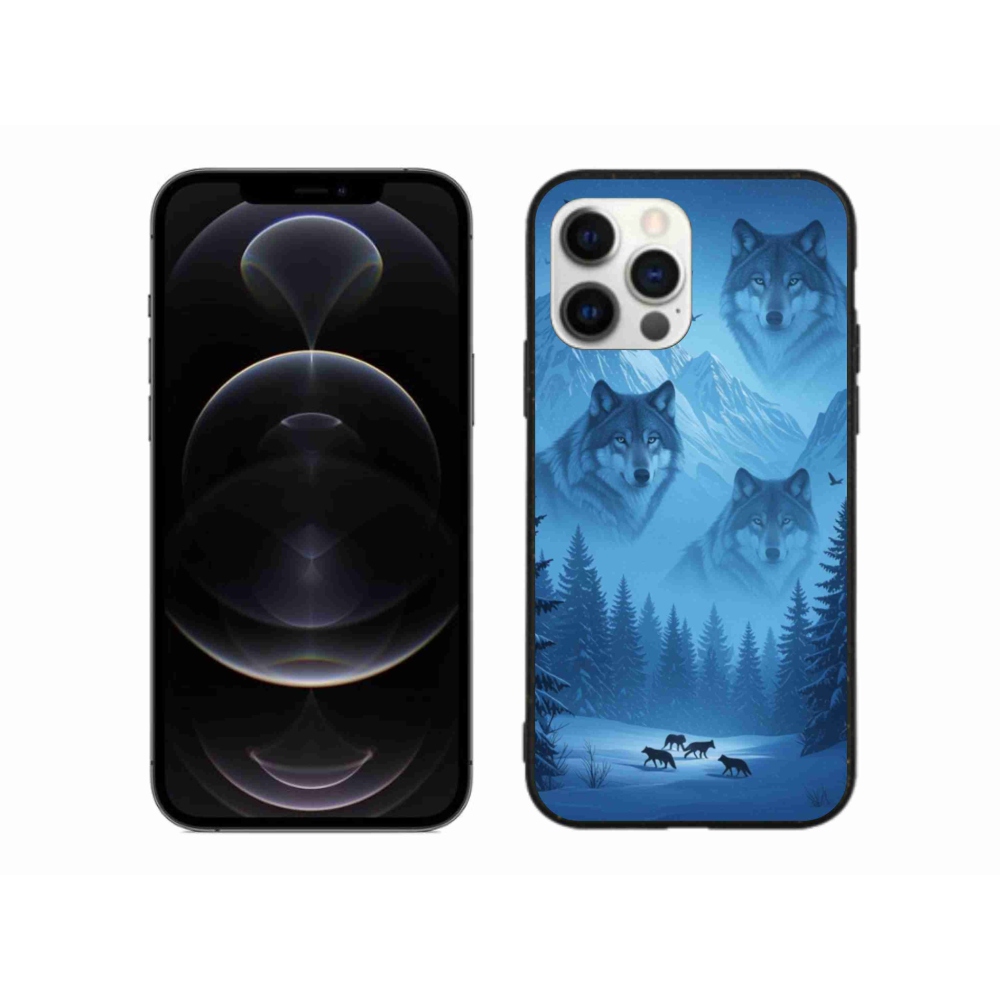 Gélový kryt mmCase na iPhone 12 Pro Max - vlčia svorka