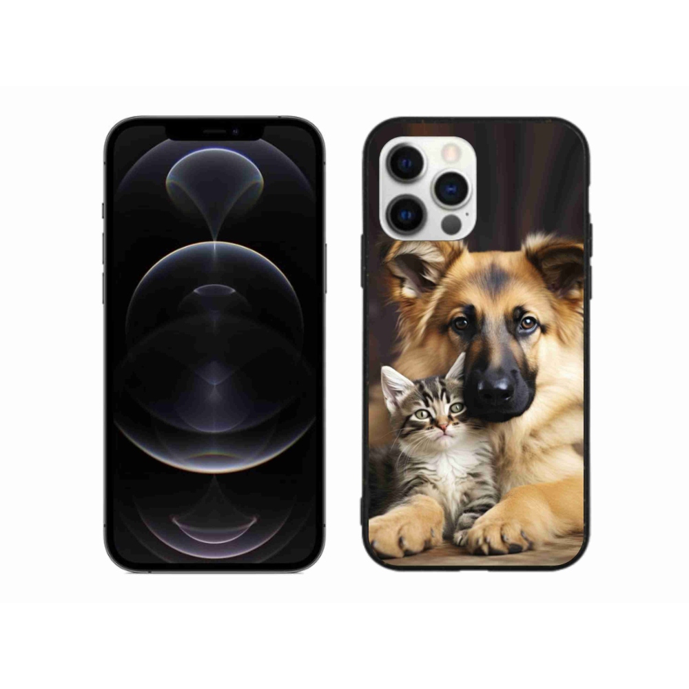 Gélový kryt mmCase na iPhone 12 Pro Max - zvieracie priateľstvo