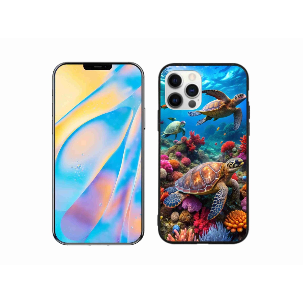Gélový kryt mmCase na iPhone 12 Pro - morský svet 2