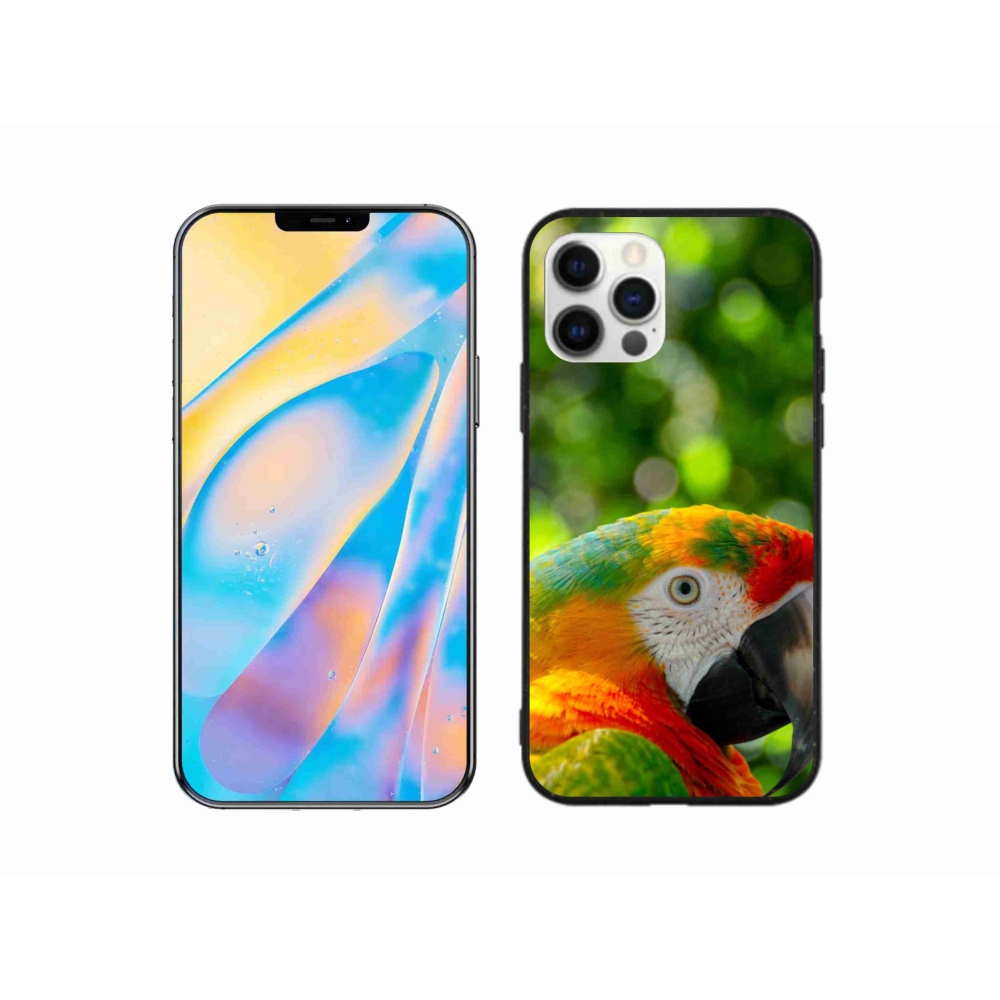 Gélový kryt mmCase na iPhone 12 Pro - papagáj ara 3