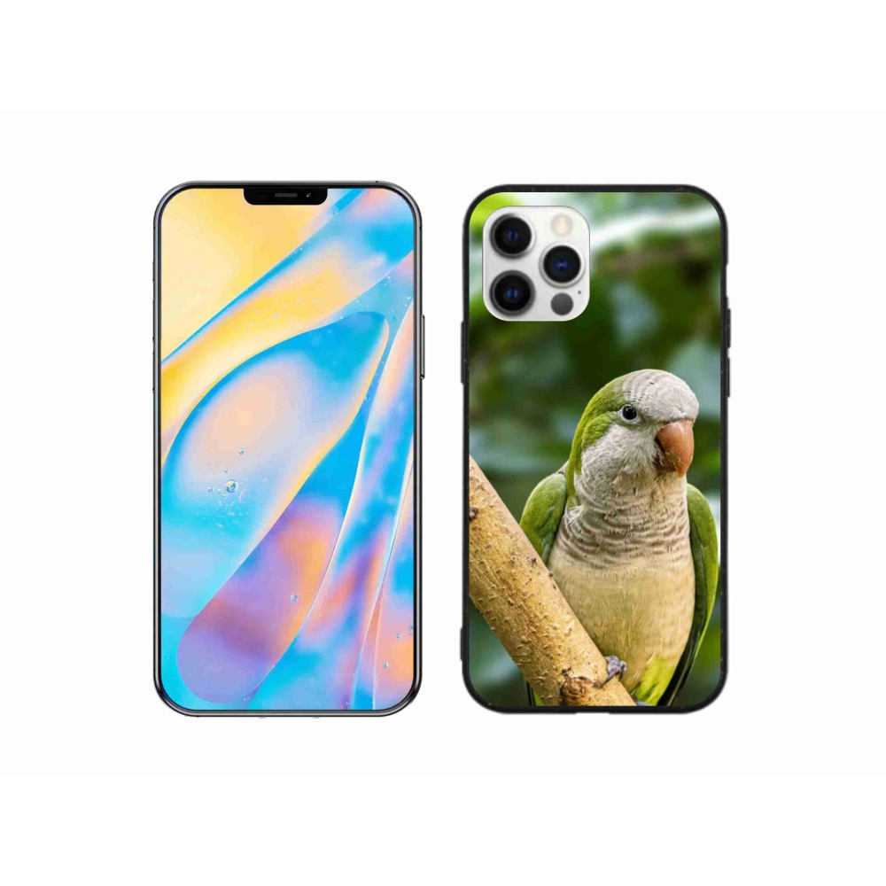 Gélový kryt mmCase na iPhone 12 Pro - papagáj mníšok