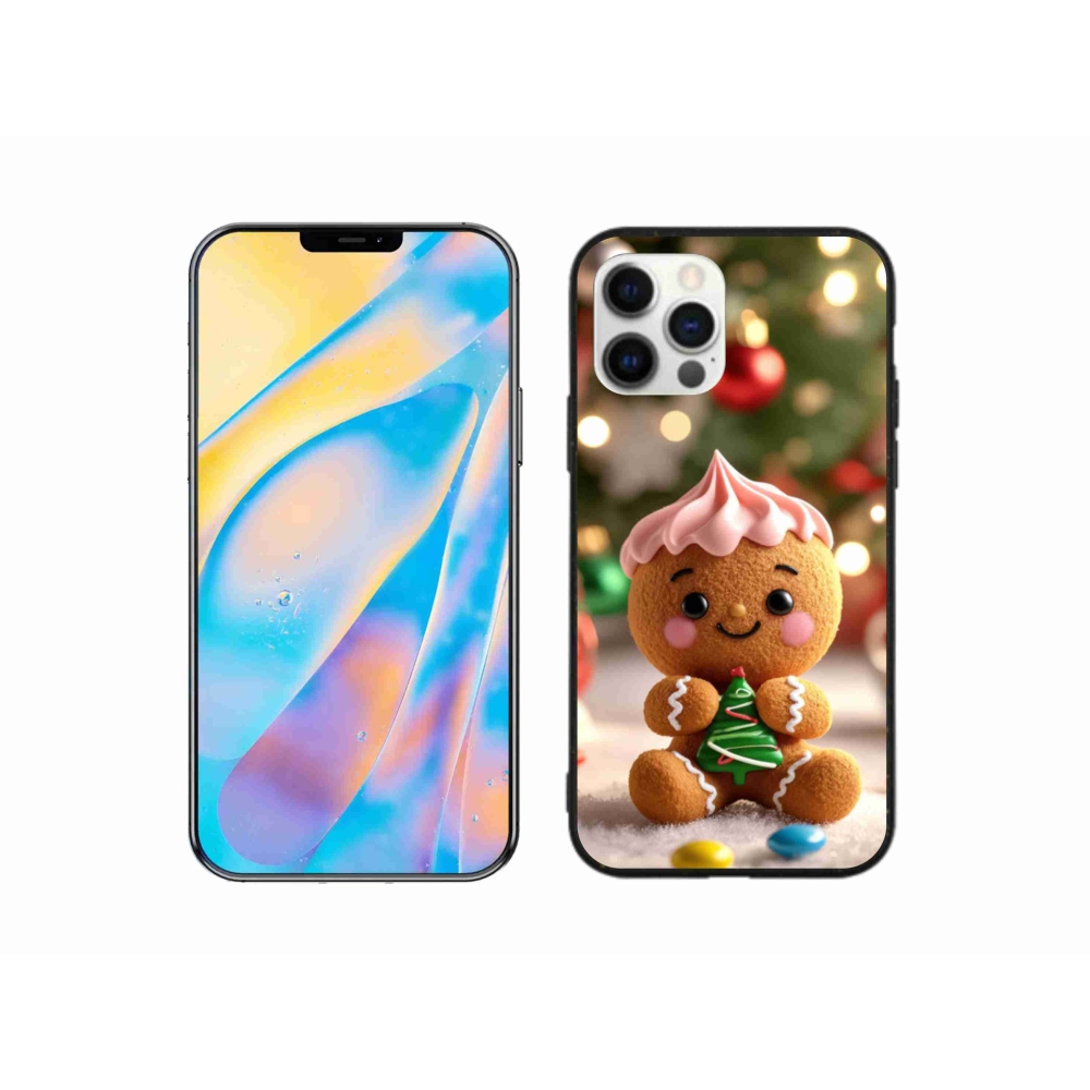 Gélový kryt mmCase na iPhone 12 Pro - perníček