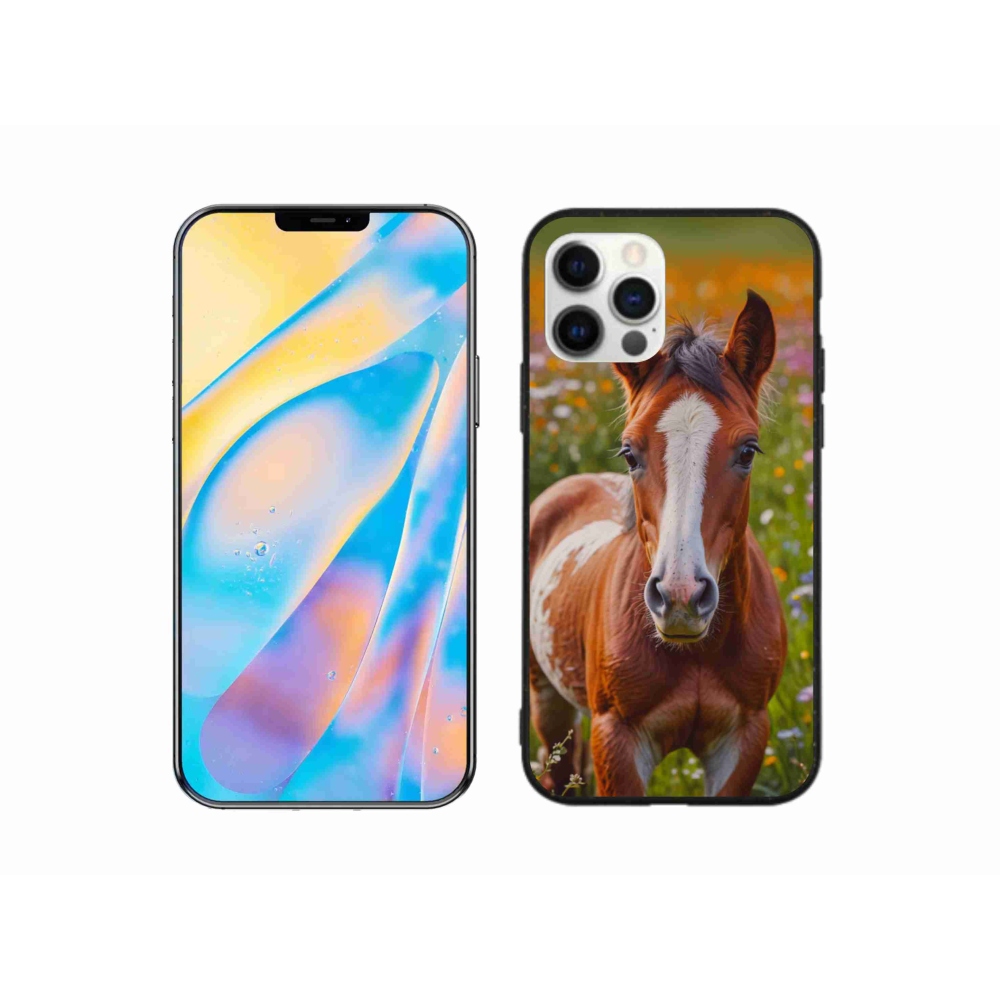Gélový kryt mmCase na iPhone 12 Pro - roztomilé žriebä