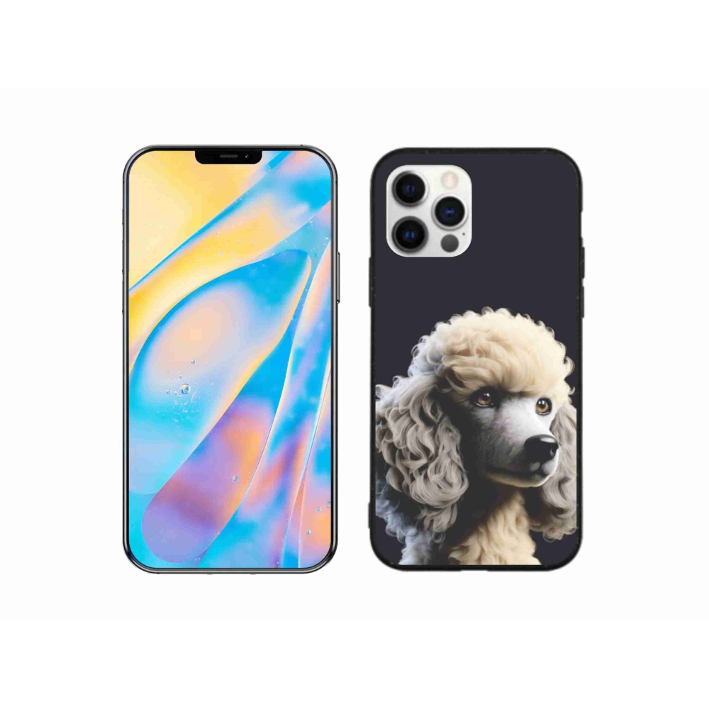 Gélový kryt mmCase na iPhone 12 - pudel