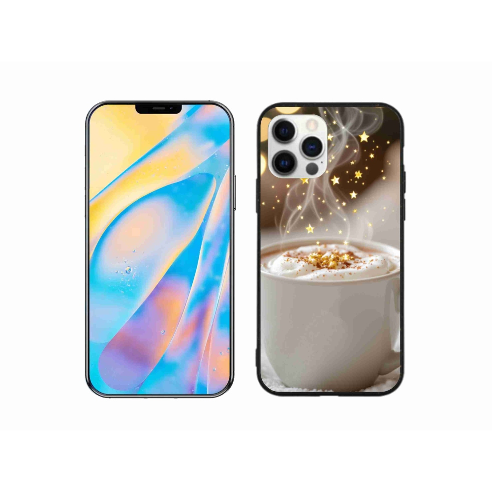 Gélový kryt mmCase na iPhone 12 - vianočný horúci nápoj