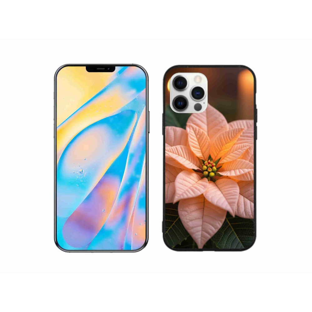 Gélový kryt mmCase na iPhone 12 - vianočná hviezda