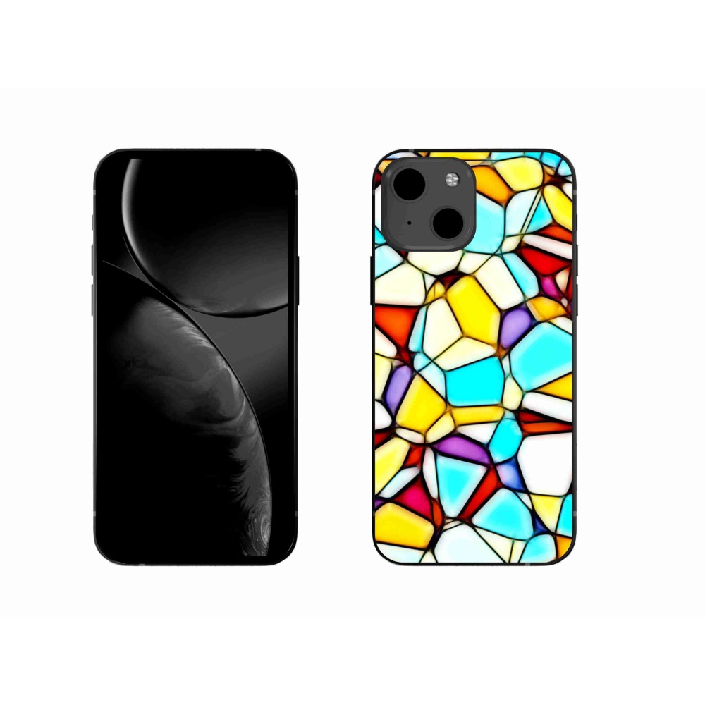 Gélový kryt mmCase na iPhone 13 - abstraktný motív 40