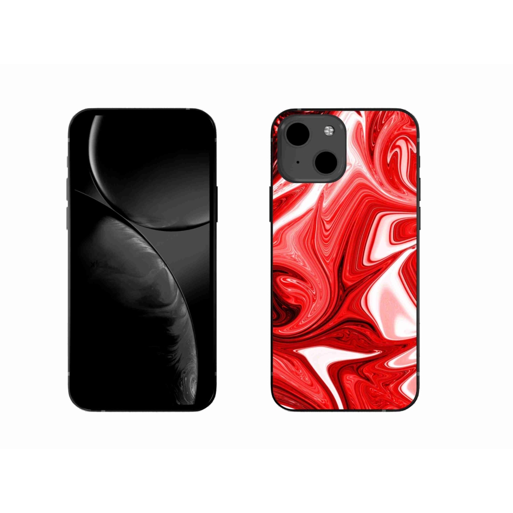 Gélový kryt mmCase na iPhone 13 - abstraktný motív 43