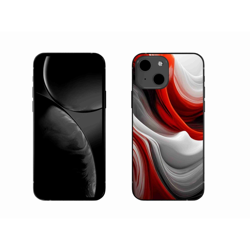 Gélový kryt mmCase na iPhone 13 - abstraktný motív 47