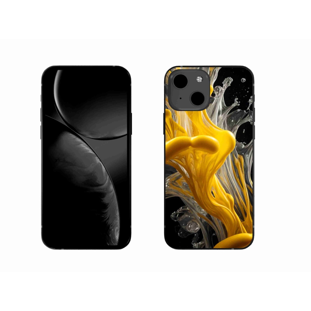 Gélový kryt mmCase na iPhone 13 - abstraktný motív 48