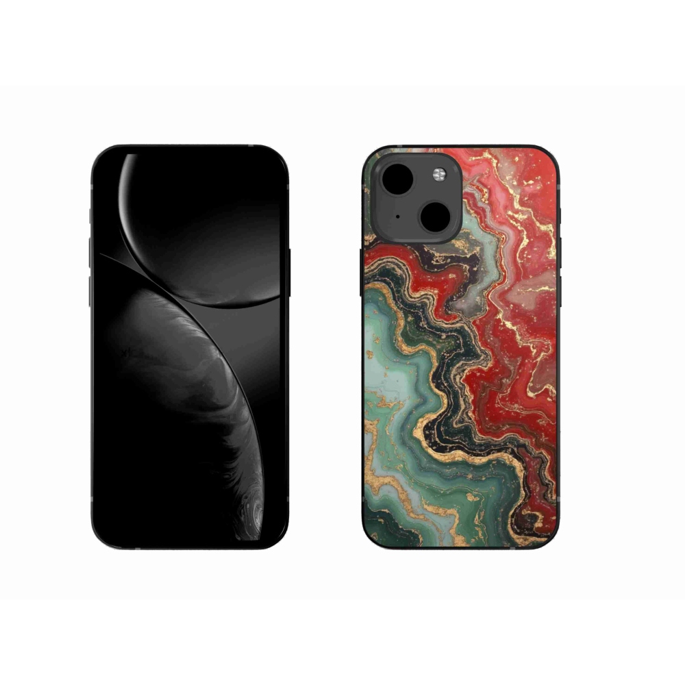 Gélový kryt mmCase na iPhone 13 - abstraktný motív 55