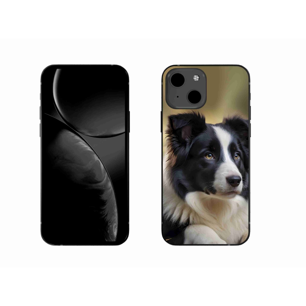 Gélový kryt mmCase na iPhone 13 - border kólia 2