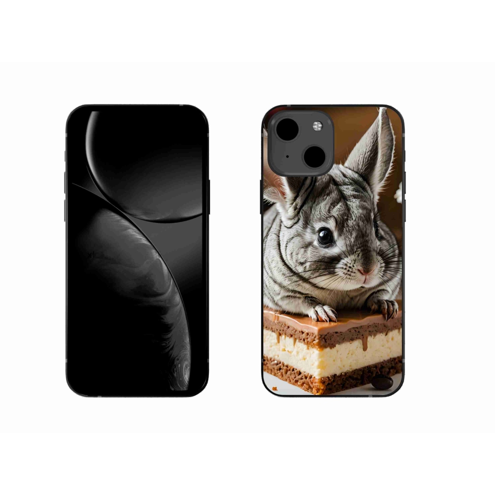 Gélový kryt mmCase na iPhone 13 - činčila