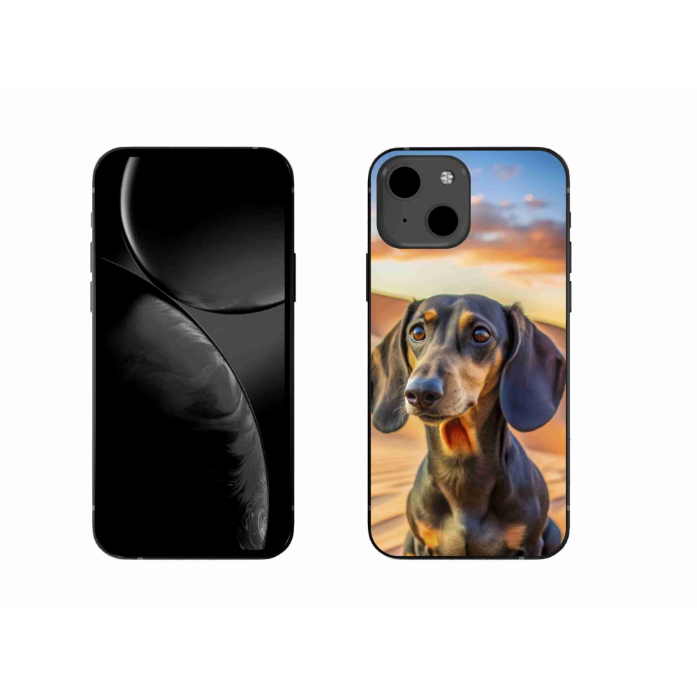 Gélový kryt mmCase na iPhone 13 - jazvečík 3