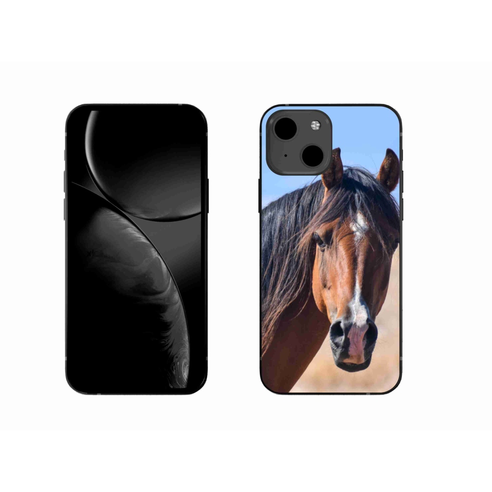 Gélový kryt mmCase na iPhone 13 - pokojný kôň