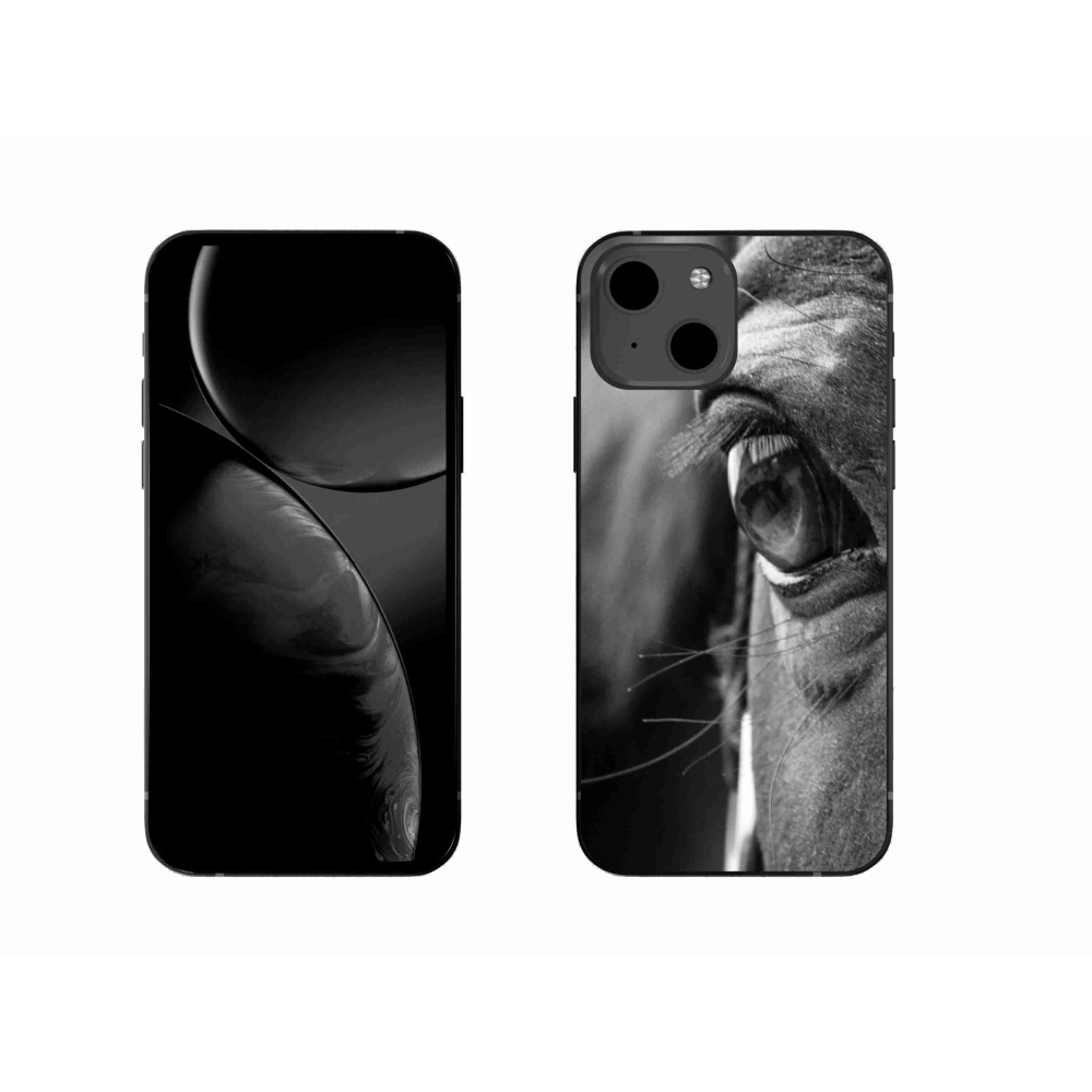 Gélový kryt mmCase na iPhone 13 - konský pohľad