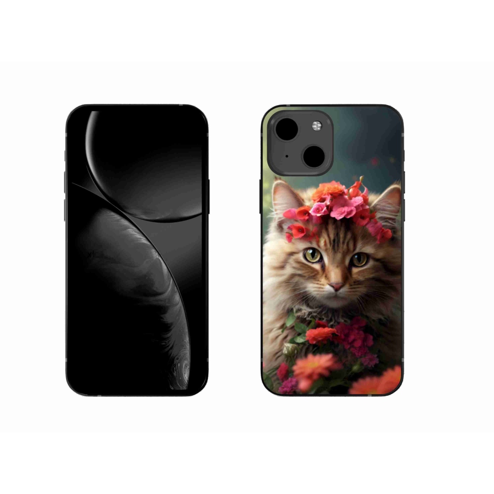 Gélový kryt mmCase na iPhone 13 - mačacia princezná