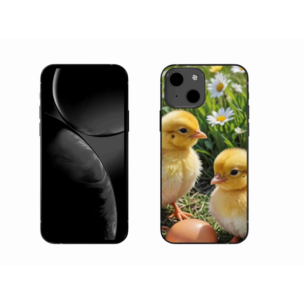 Gélový kryt mmCase na iPhone 13 - kuriatka