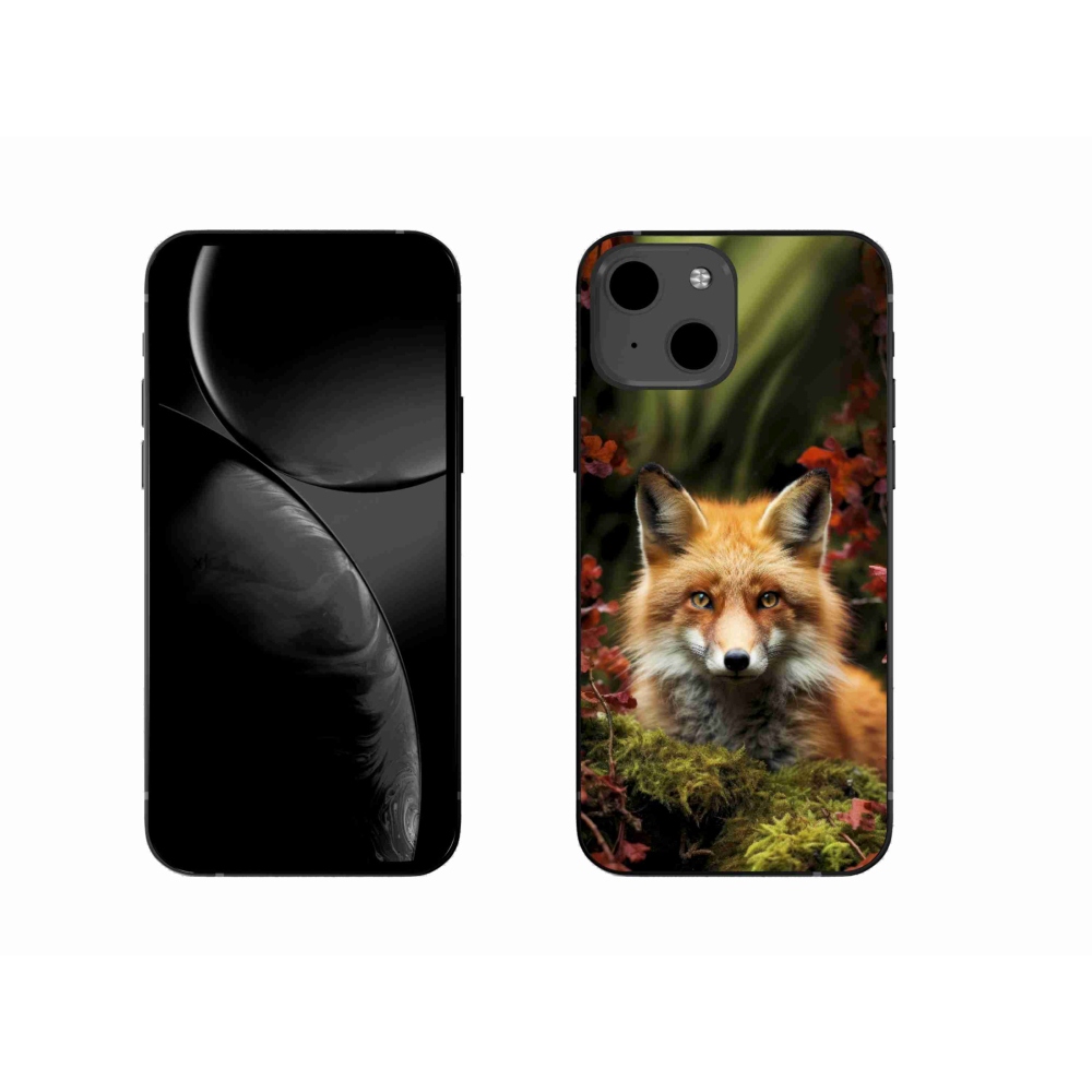 Gélový kryt mmCase na iPhone 13 - líška v lese