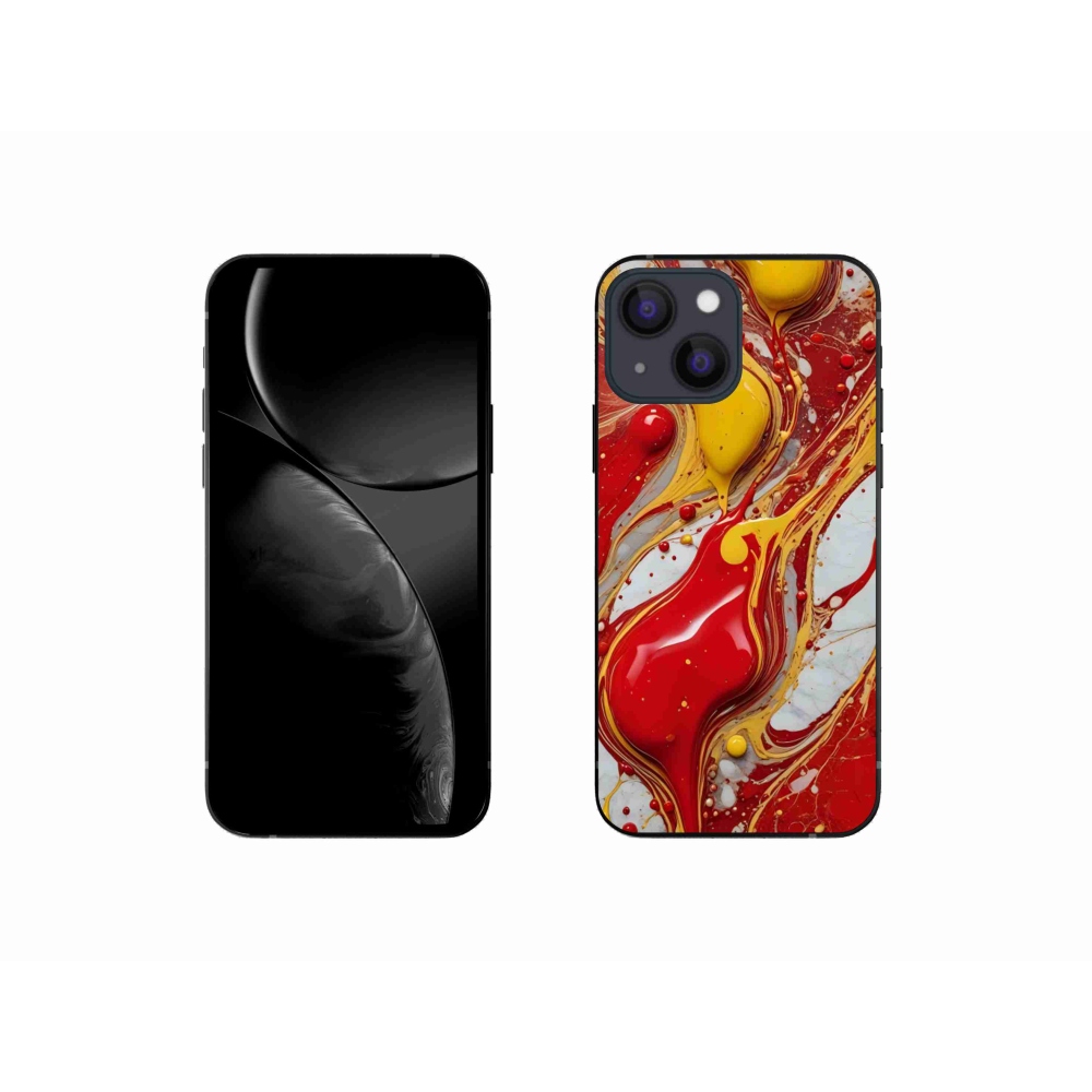 Gélový kryt mmCase na iPhone 13 Mini - abstraktný motív 42