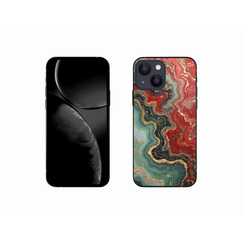 Gélový kryt mmCase na iPhone 13 Mini - abstraktný motív 55