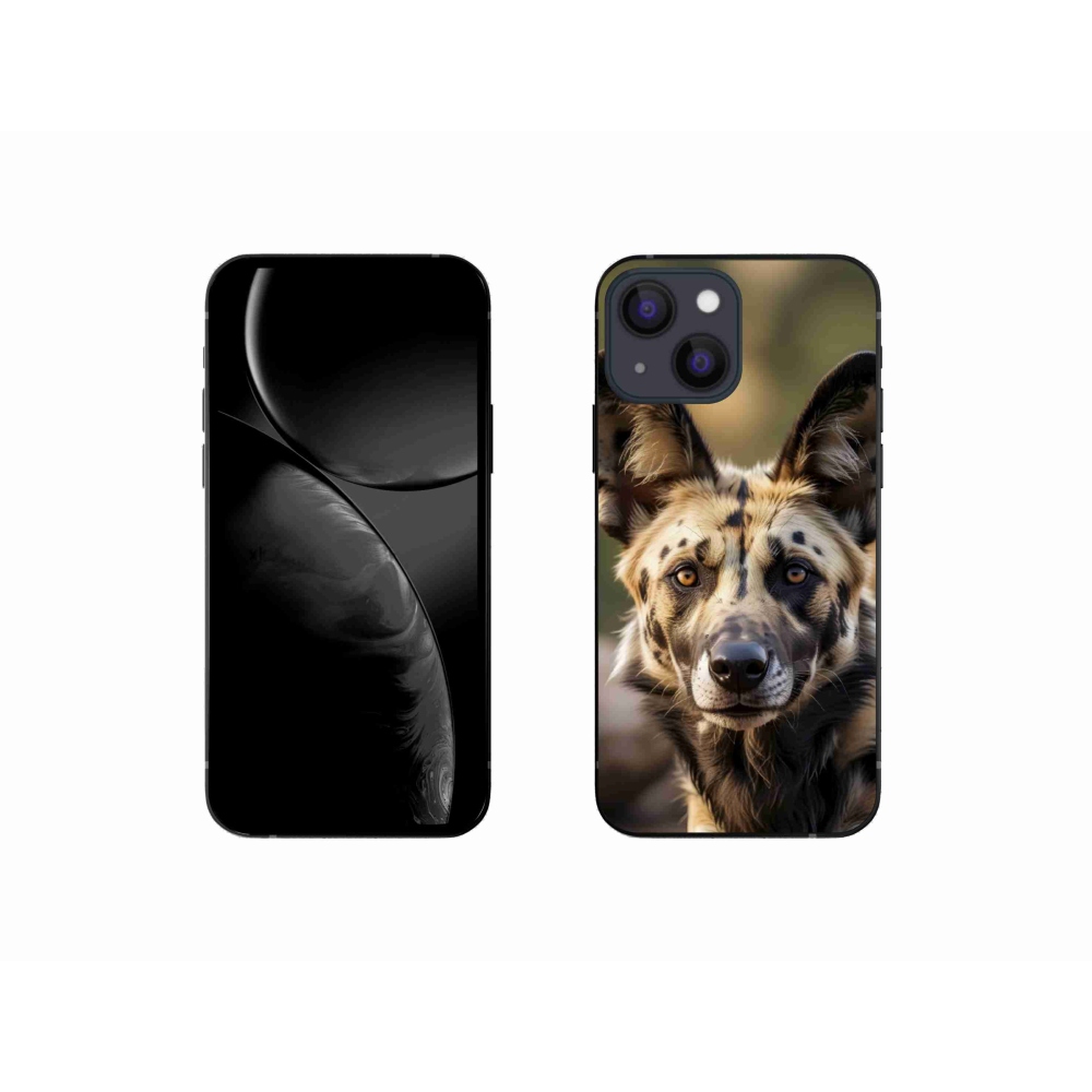 Gélový kryt mmCase na iPhone 13 Mini - africký divoký pes