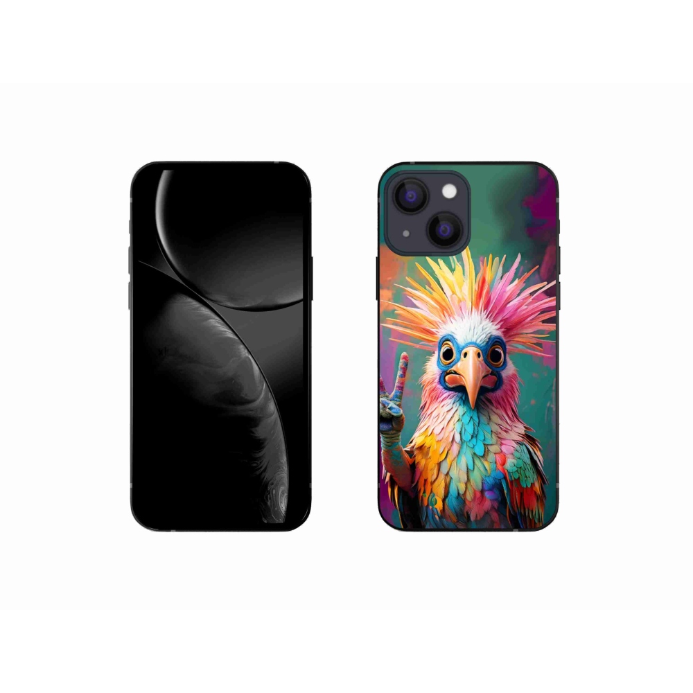 Gélový kryt mmCase na iPhone 13 Mini - farebný rebel