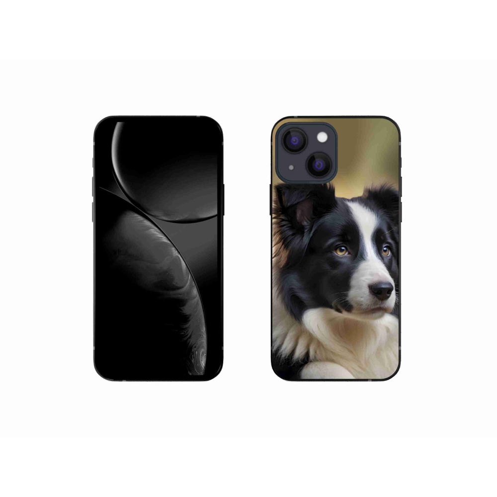 Gélový kryt mmCase na iPhone 13 Mini - border kólia 2