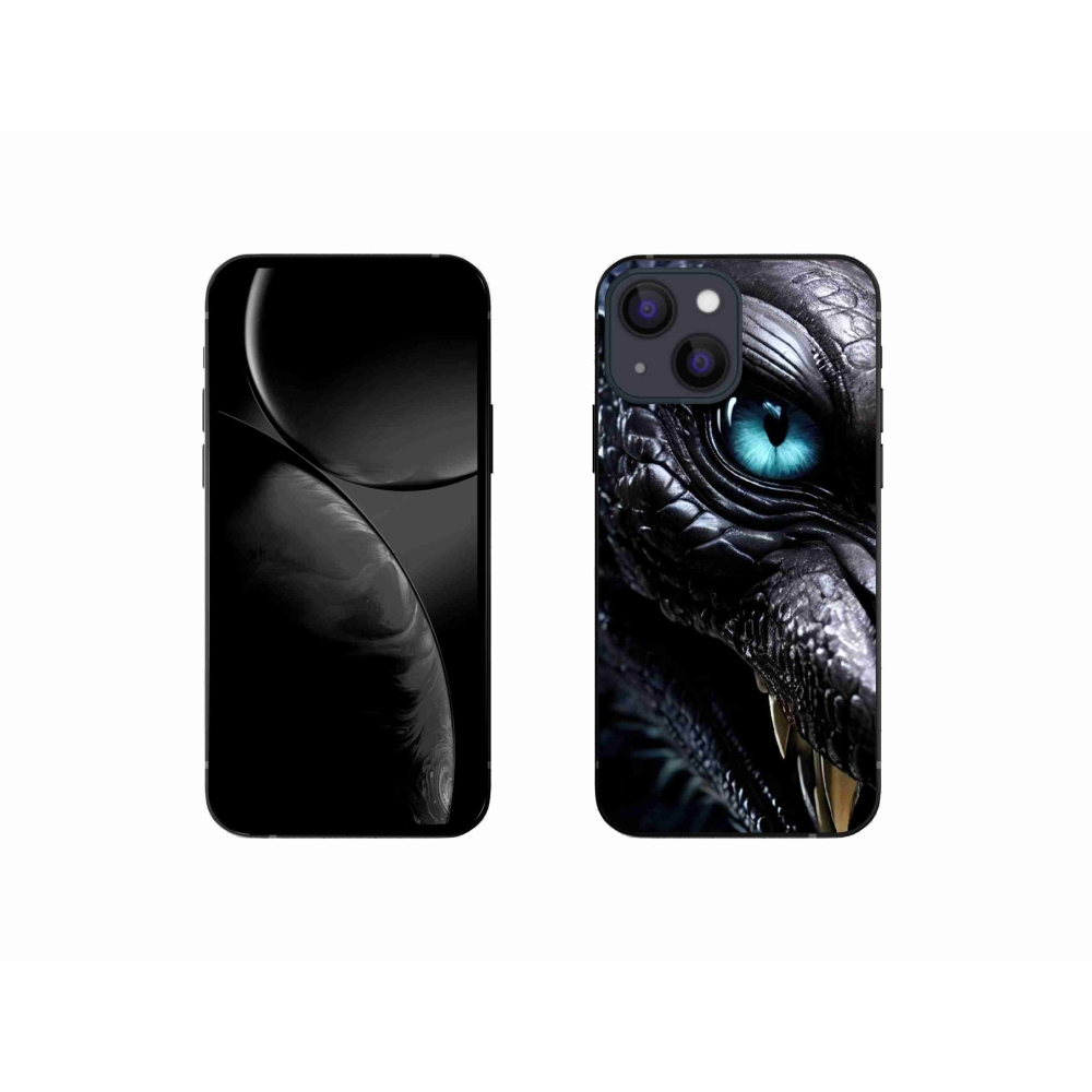 Gélový kryt mmCase na iPhone 13 Mini - dračí pohľad