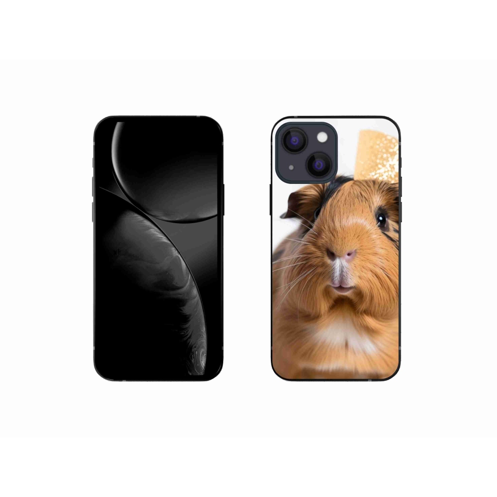 Gélový kryt mmCase na iPhone 13 Mini - hnedé morča