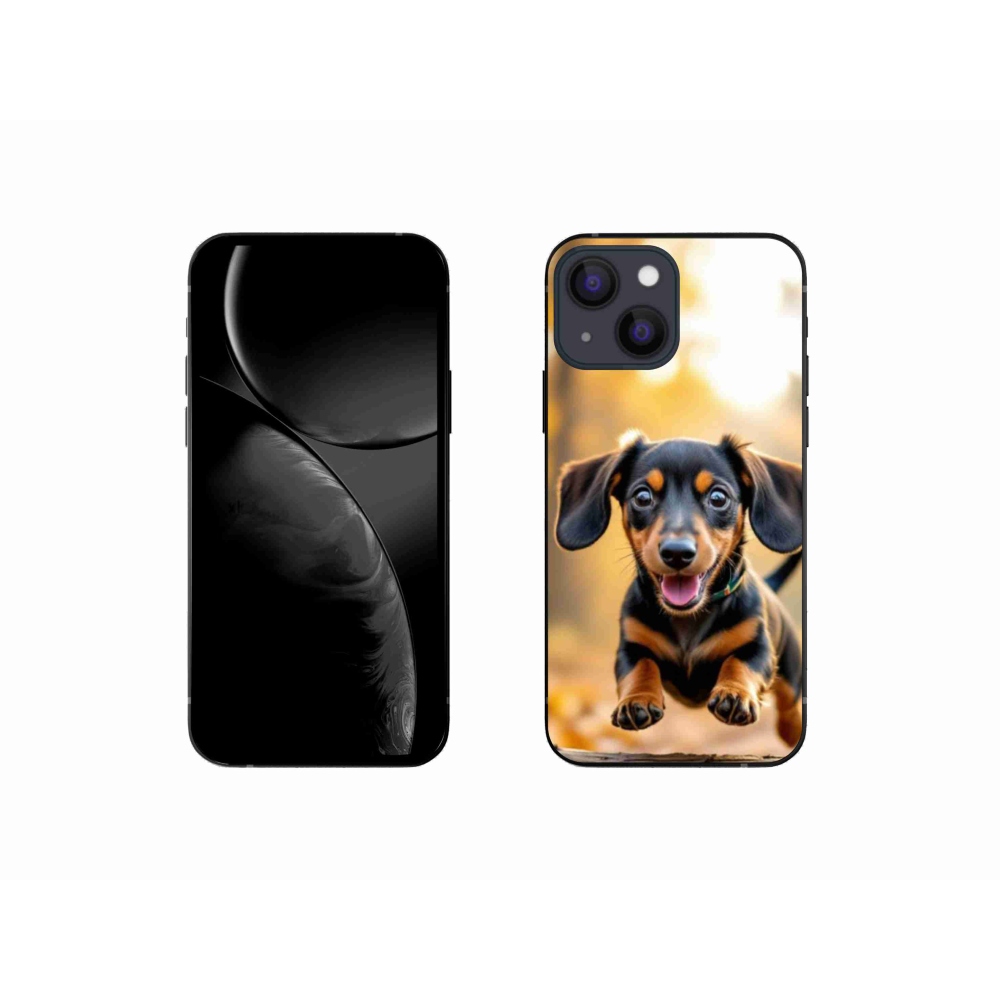 Gélový kryt mmCase na iPhone 13 Mini - jazvečík 2