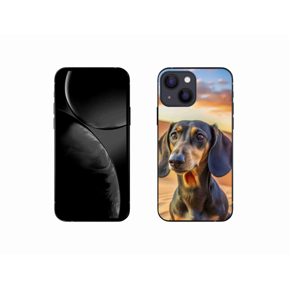 Gélový kryt mmCase na iPhone 13 Mini - jazvečík 3