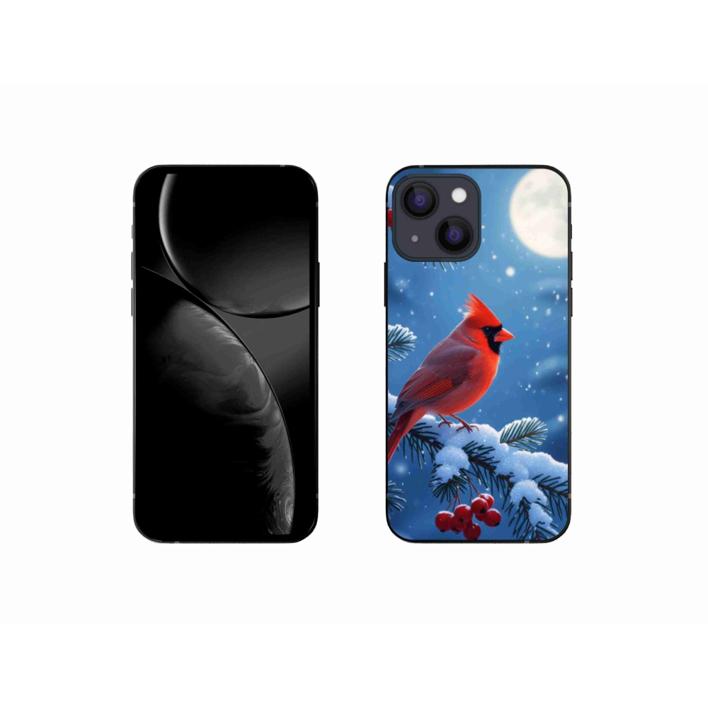 Gélový kryt mmCase na iPhone 13 Mini - kardinál červený