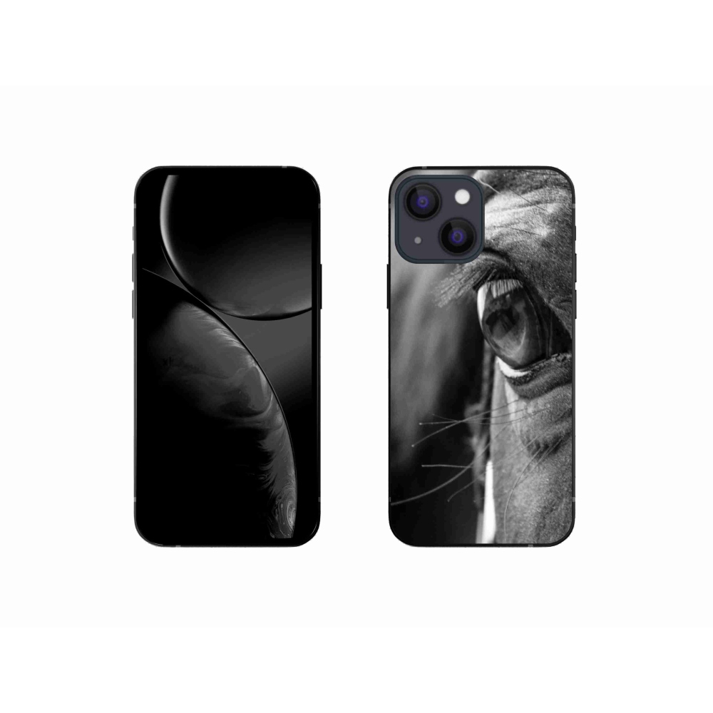 Gélový kryt mmCase na iPhone 13 Mini - konský pohľad