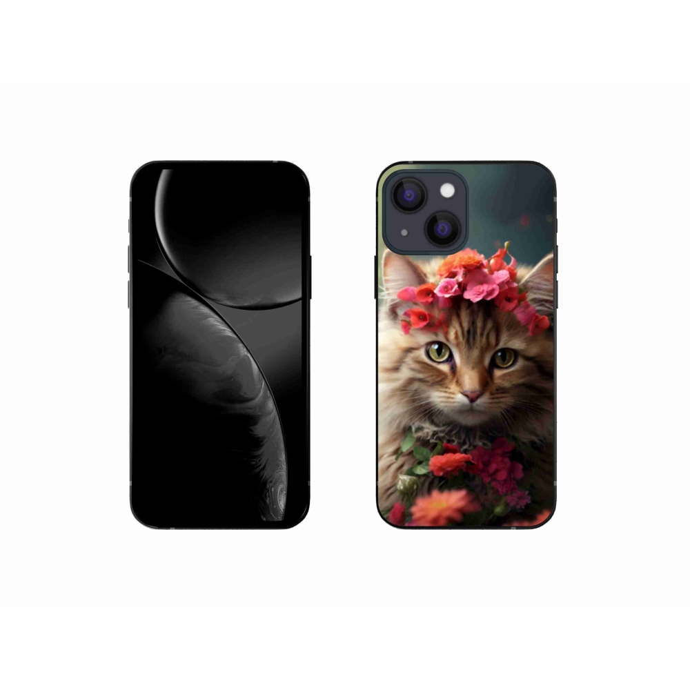 Gélový kryt mmCase na iPhone 13 Mini - mačacia princezná