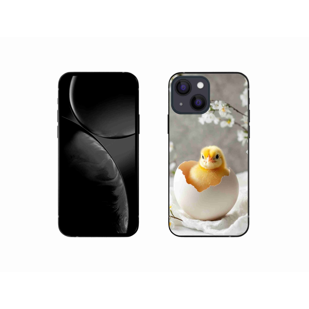 Gélový kryt mmCase na iPhone 13 Mini - kuriatko