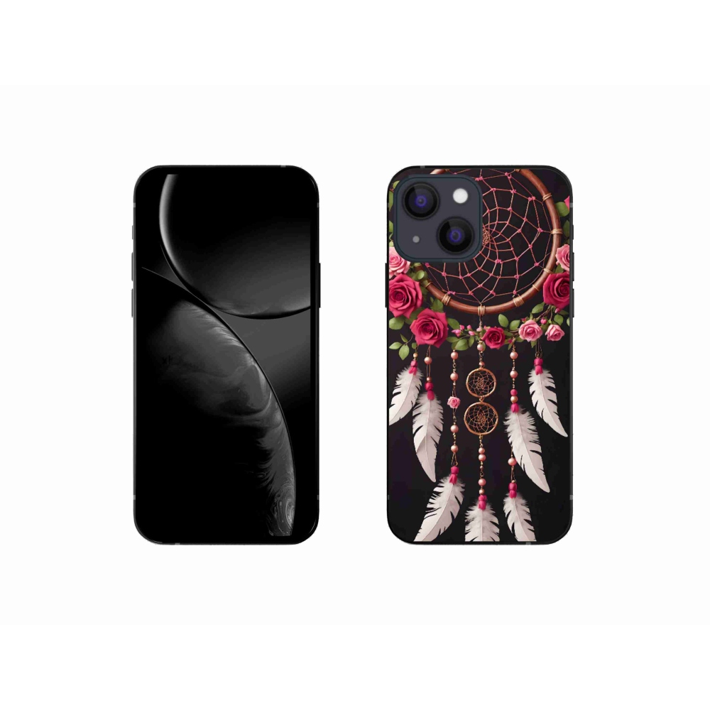 Gélový kryt mmCase na iPhone 13 Mini - lapač snov s ružami