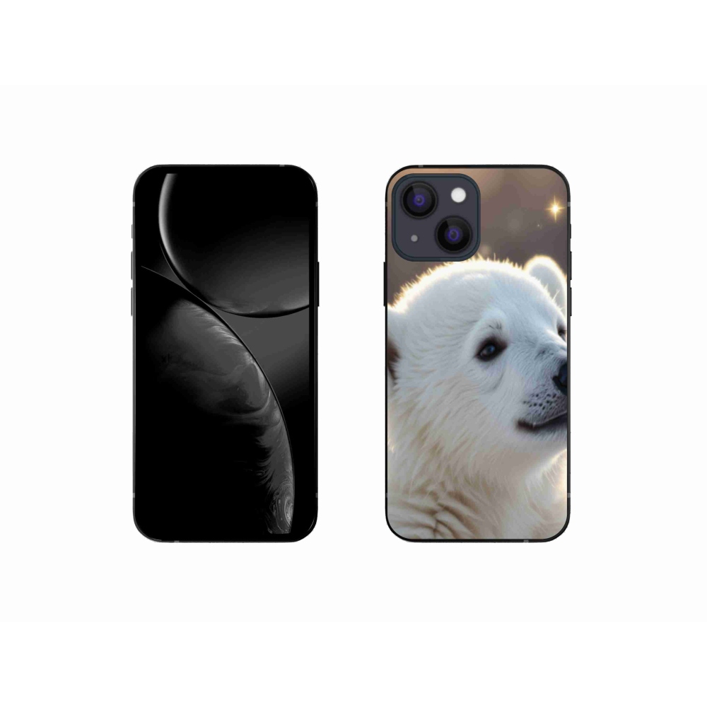 Gélový kryt mmCase na iPhone 13 Mini - ľadový medveď