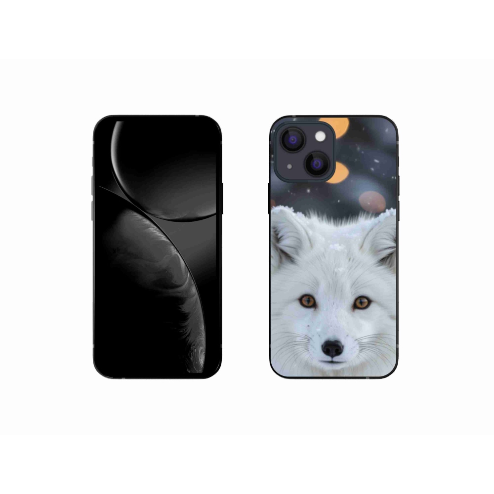 Gélový kryt mmCase na iPhone 13 Mini - líška polárna