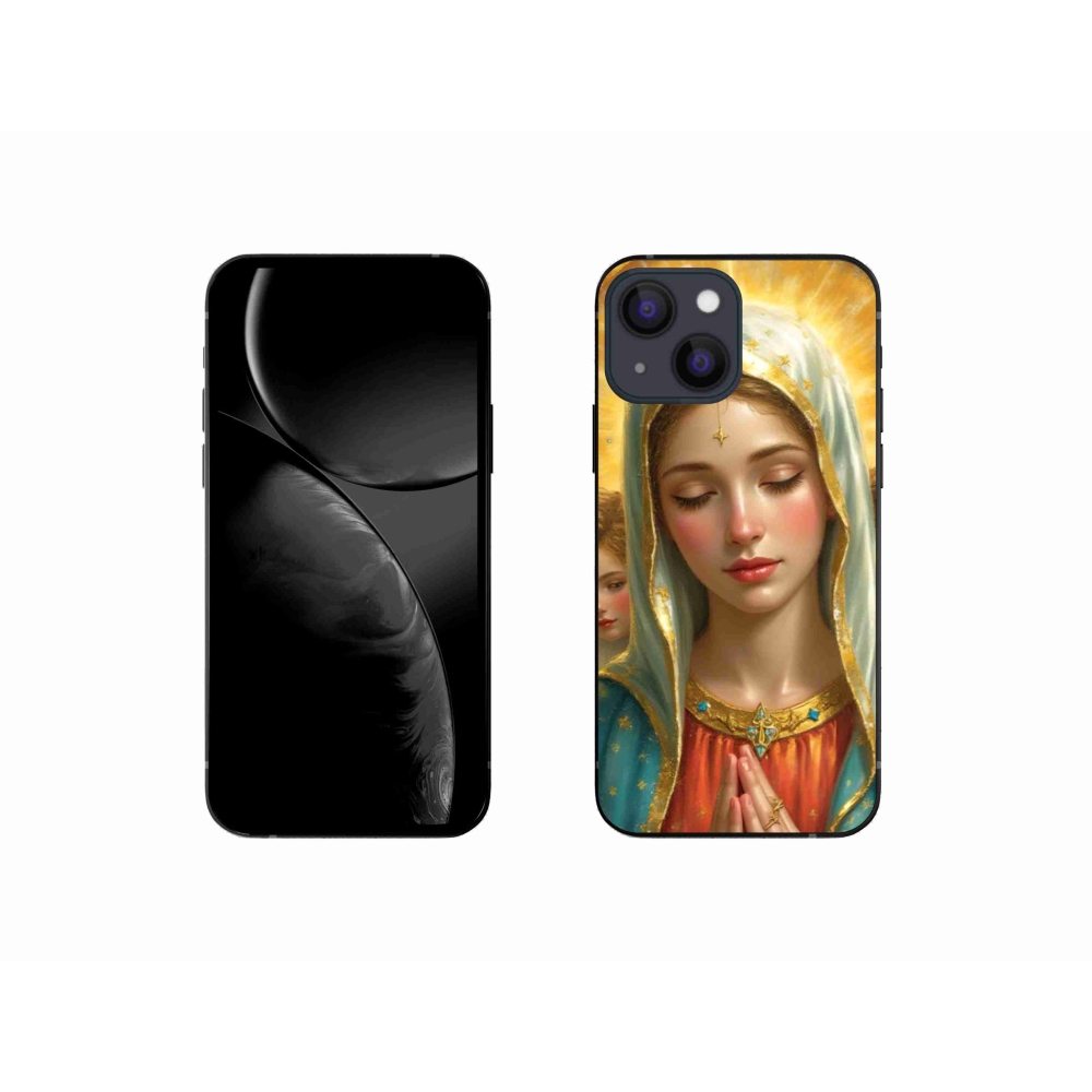 Gélový kryt mmCase na iPhone 13 Mini - náboženský motív 3