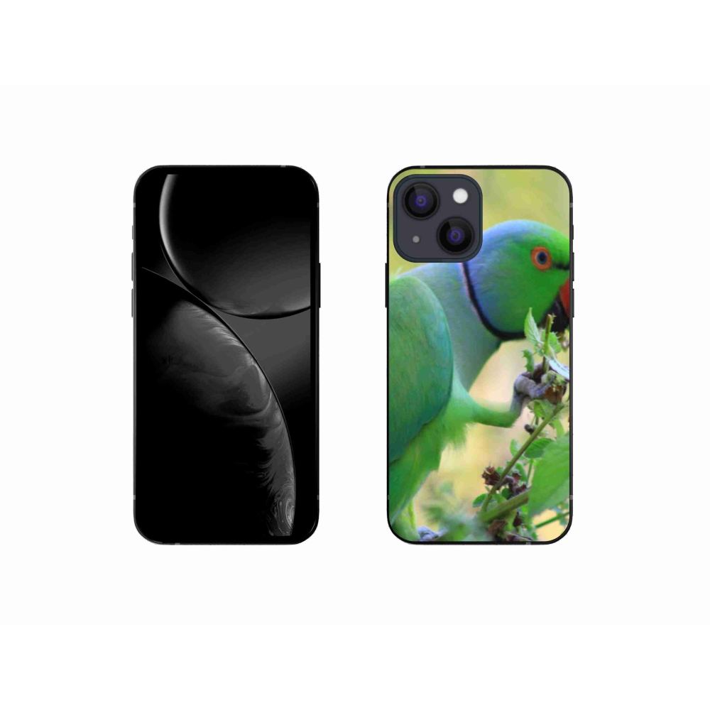 Gélový kryt mmCase na iPhone 13 Mini - papagáj Alexandr