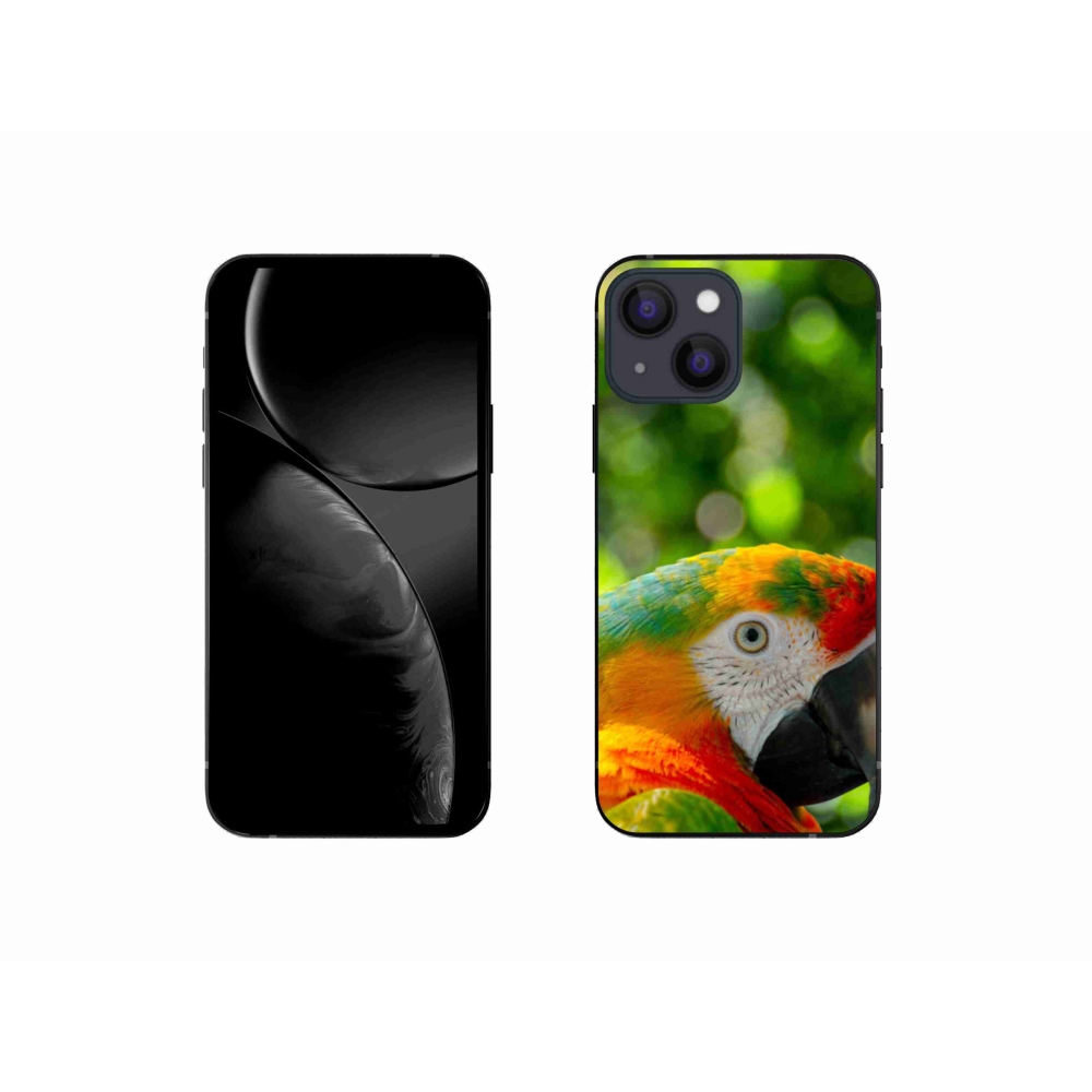 Gélový kryt mmCase na iPhone 13 Mini - papagáj ara 3