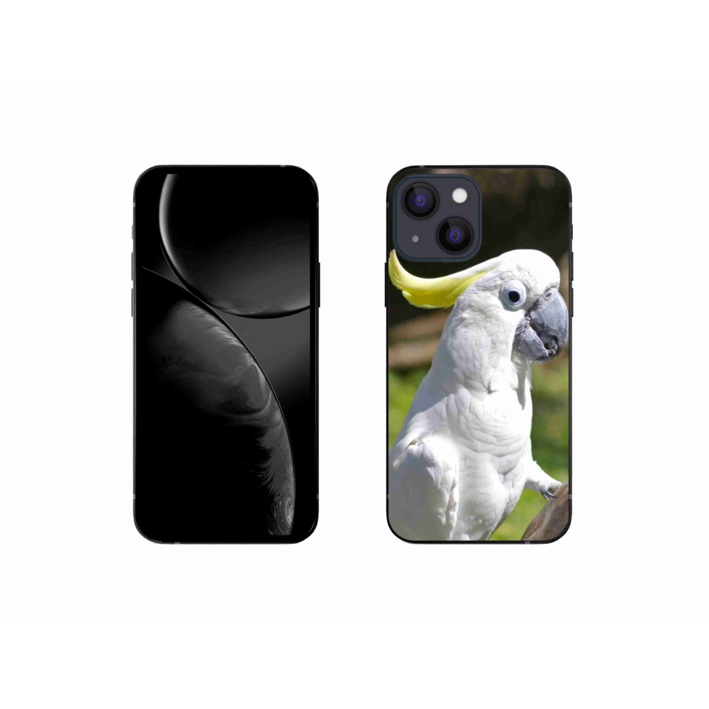 Gélový kryt mmCase na iPhone 13 Mini - papagáj kakadu 2