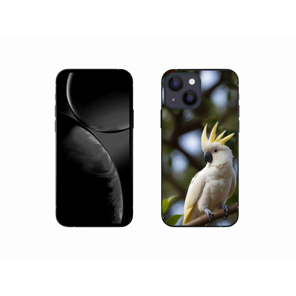 Gélový kryt mmCase na iPhone 13 Mini - papagáj kakadu 3